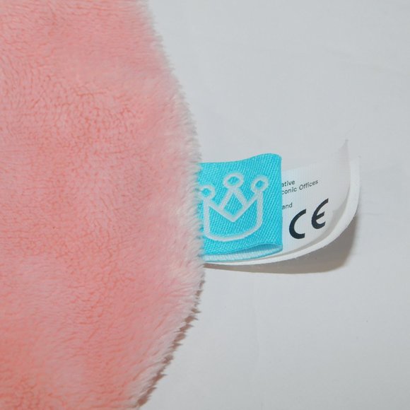 Manhattan Toy Hippity Hop Pink Round Bunny Rabbit Security Blanket Paci Holder - Picture 4 of 6